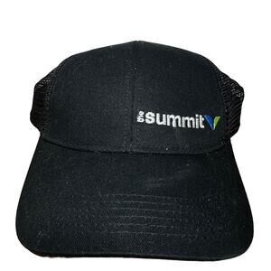 Port Authority Snowbird The Summit Baseball Cap Cotton Mesh Back Black One Size